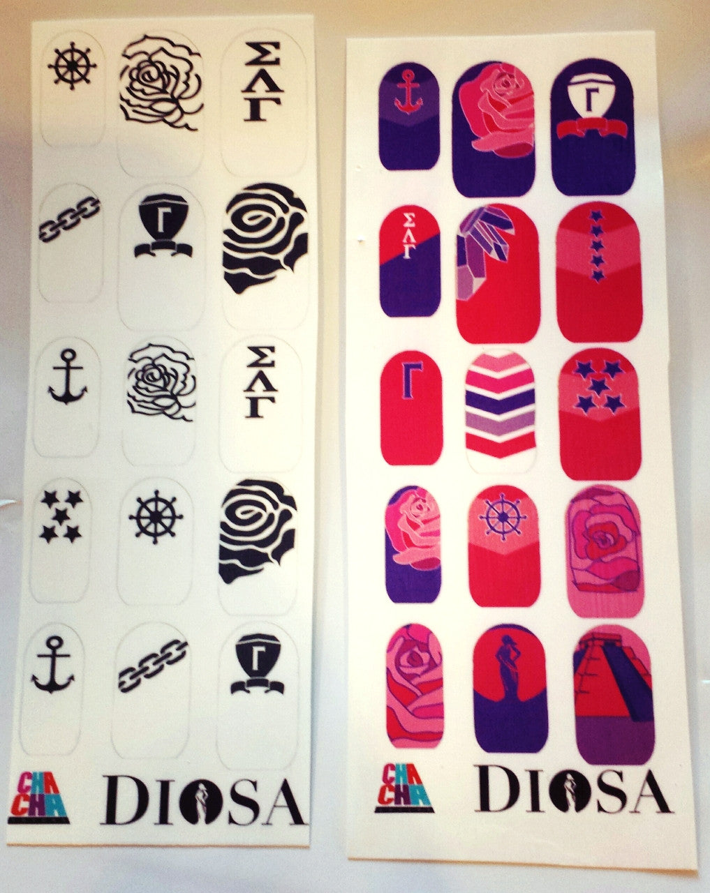 Sigma Lambda Gamma Nail Decals v24