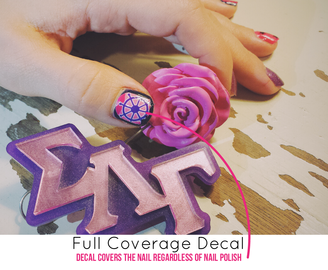 Sigma Lambda Gamma Nail Decals v24